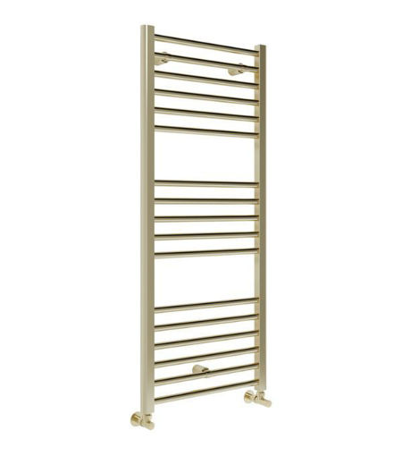 Grafton Straight 30mm Ladder Radiator (500x1600x30mm) - Brushed Brass