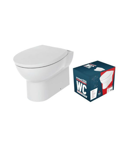 //2Go Rimless Back To Wall WC & Soft Close Seat