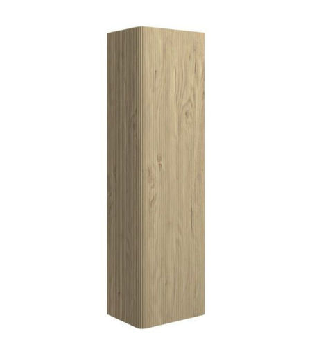 Glenbank 350mm Wall Hung 1 Door Tall Unit - Textured Oak