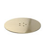Low Profile Tray Waste Cover - Brushed Brass