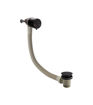 Bath Overflow Filler w/Integrated Valve - Black