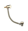 Bath Overflow Filler w/Integrated Valve - Brushed Brass