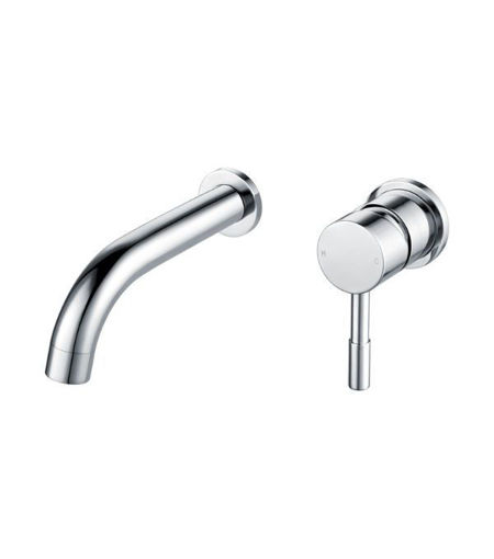 Scarborough 155mm Wall Mounted Basin Mixer - Chrome