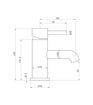Scarborough Basin Mixer & Waste - Brushed Bronze