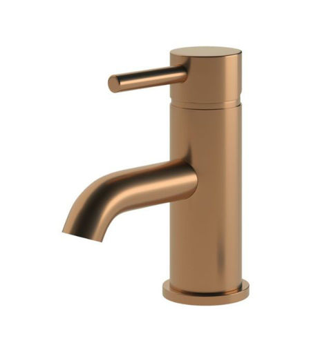 Scarborough Cloakroom Basin Mixer & Waste - Brushed Bronze