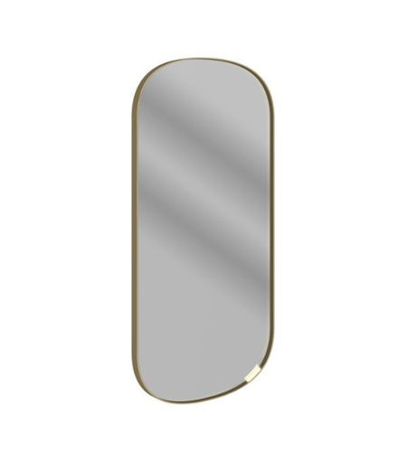 Kendal 800x400mm Oblong Mirror - Brushed Bronze