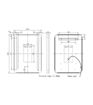Freeman 500x700mm Rounded Front-Lit LED Mirror - Brushed Bronze