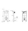 Wall Hung WC Frame (inc. Cistern)