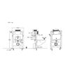 Low Height WC Frame (inc. Cistern)