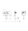 Slim Concealed Cistern