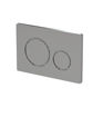 Round Push Button Flushplate - Chrome