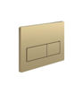 Rectangle Push Button Flushplate - Brushed Bronze