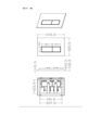 Rectangle Push Button Flushplate - Brushed Bronze