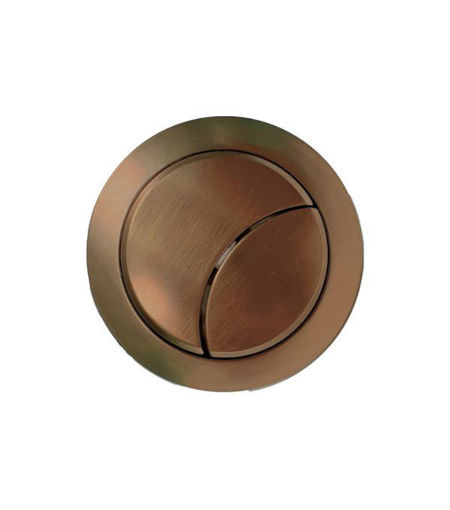 Dual Push Button (Cable) - Brushed Bronze