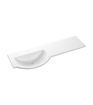 1244mm Standard Round One-Piece Basin & Overflow Ring - Left Hand