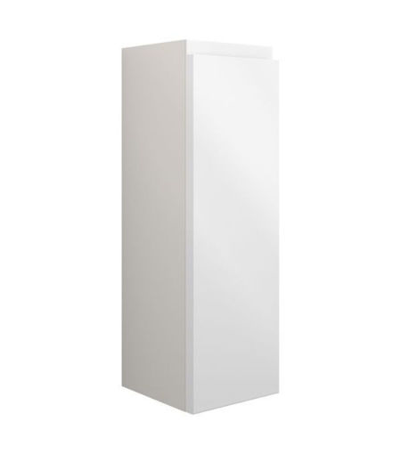 Cedar 200mm Slim Base Unit - White Gloss (Grey Cab)