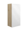 Cedar 300mm Slim Base Unit - White Gloss (Oak Cab)