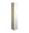 Cedar 300mm Tall Unit - White Gloss (Oak Cab)
