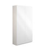 Cedar 600mm Slim 2 Door Storage Unit - White Gloss (Grey Cab)