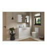 Cedar Slim Depth End Panel - White Gloss