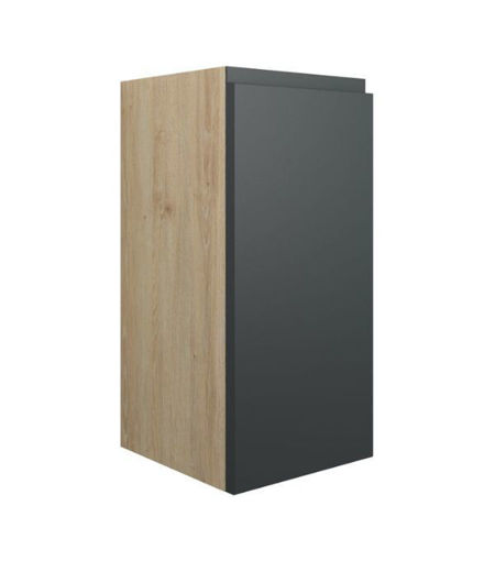Cedar 300mm Standard Base Unit - Matt Graphite Grey (Oak Cab)