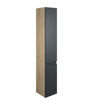 Cedar 300mm Tall Unit - Matt Graphite Grey (Oak Cab)