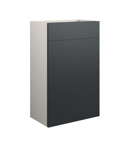 Cedar 500mm Standard WC Unit - Matt Graphite Grey (Grey Cab)