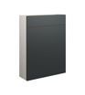 Cedar 600mm Slim WC Unit - Matt Graphite Grey (Grey Cab)