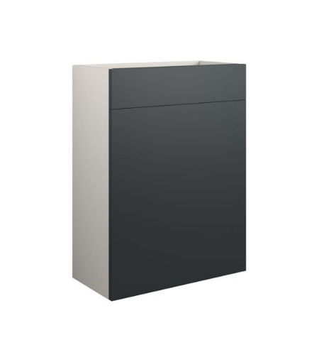 Cedar 600mm Standard WC Unit - Matt Graphite Grey (Grey Cab)