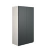 Cedar 600mm Standard 2 Door Storage Unit - Matt Graphite Grey (Grey Cab)