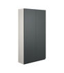 Cedar 600mm Slim 2 Door Storage Unit - Matt Graphite Grey (Grey Cab)