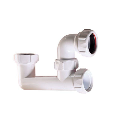 Marley 40mm Waste Trap - Standard Bath Trap - White