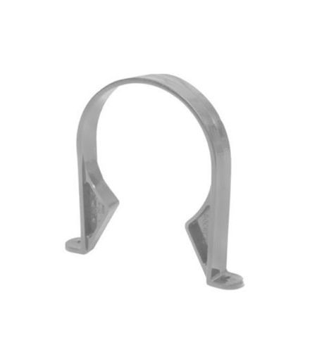 Marley 110mm Push Fit Soil - Pipe Clip - Grey
