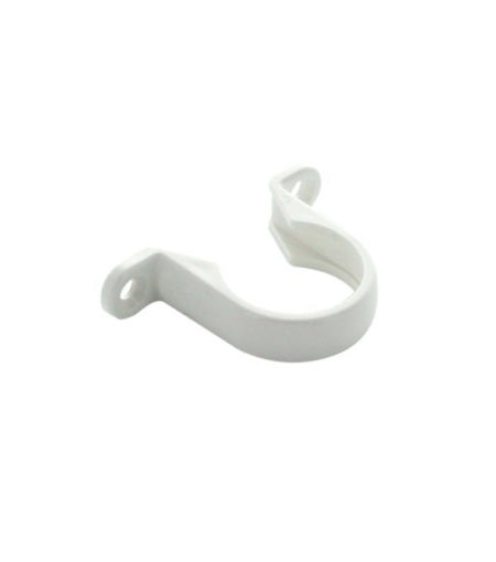 Marley 40mm ABS Solvent Waste - Pipe Clip - White