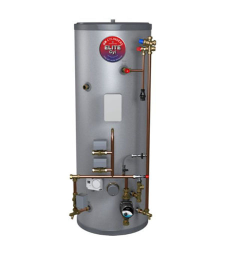 UK Elite Cylinder Indirect Pre Plumb Twin Zone 150Ltr (External Expansion)