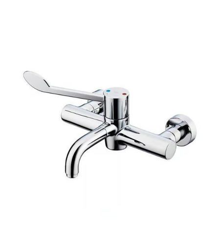 Armitage Shanks Markwik 21+ panel mounted thermostatic basin mixer; single sequential lever; demountable with removable spout
