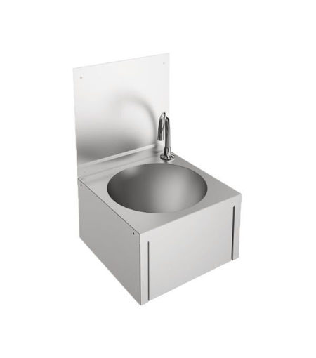 Franke Sissons Knee-Operated Wash Hand Basin with 285mm Diameter Bowl - ANMX212N