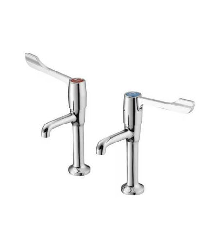 Armitage Shanks Markwik High Neck Pillar Taps