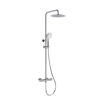 RI.452.66.4 - Armera - Rio exposed round 2 outlet thermostatic valve with rigid riser shower kit - Chrome
