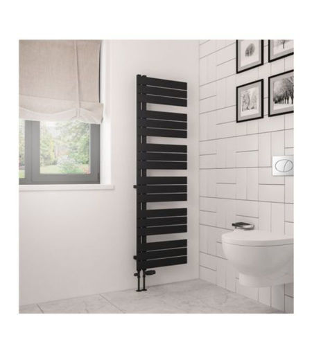 89.0644 - Eastbrook - Helmsley Towel Radiator - 500 x 1640 - Matt Black