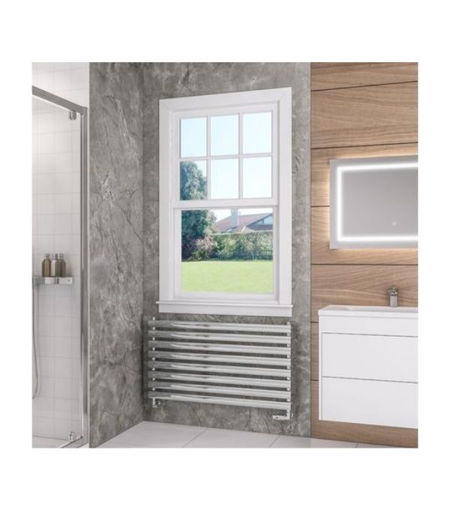 TUNSTALL 560h X 1000w  TOWEL RADIATOR IN CHROME