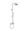 Roca Splash-T Thermostatic Shower Column Kit - Fixed Head & Handset
