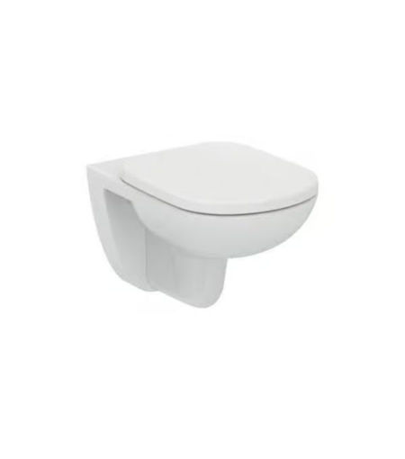 Ideal Standard TEMPO Wall Hung Toilet Pan; Horizontal Outlet