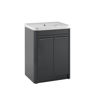 R2 Contour 600mm Freestanding Vanity Unit - Antharcite