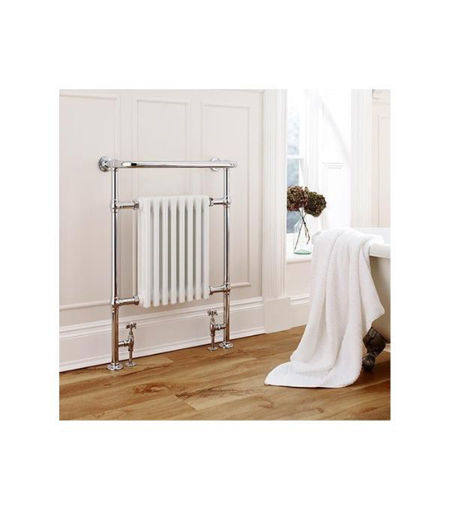 Kartell Crown Design Radiator 945mm x 675mm - Chrome & White