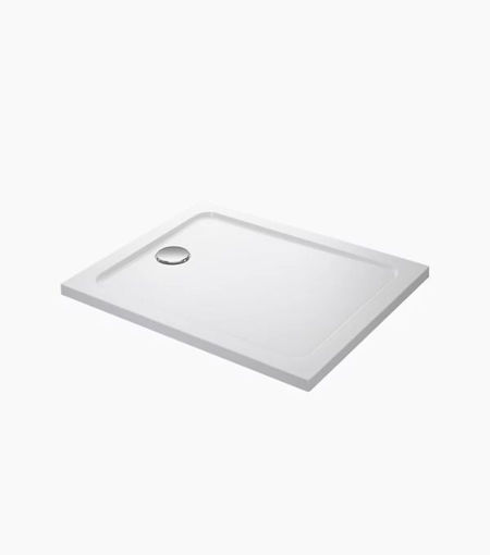 Mira Flight 1400 x 800 Shower Tray 0 Upstands
