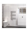 Eastbrook Hurley 800 x 500 Matt Grey Designer Towel Rail