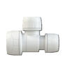 Polypipe New Enhanced Polyplumb 22mm x 15mm x 15mm Reducing  Branch Tee - White