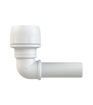 Polypipe New Enhanced Polyplumb 15mm Spigot Elbow - White