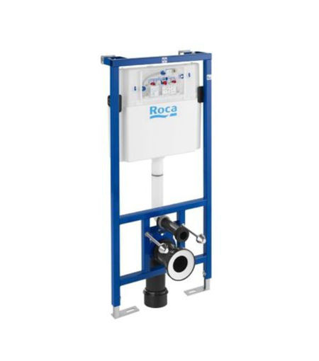 Roca Duplo WC With AG Valve (DN90 & DN100) Concealed Cistern & Frame for Wall Hung WC's
